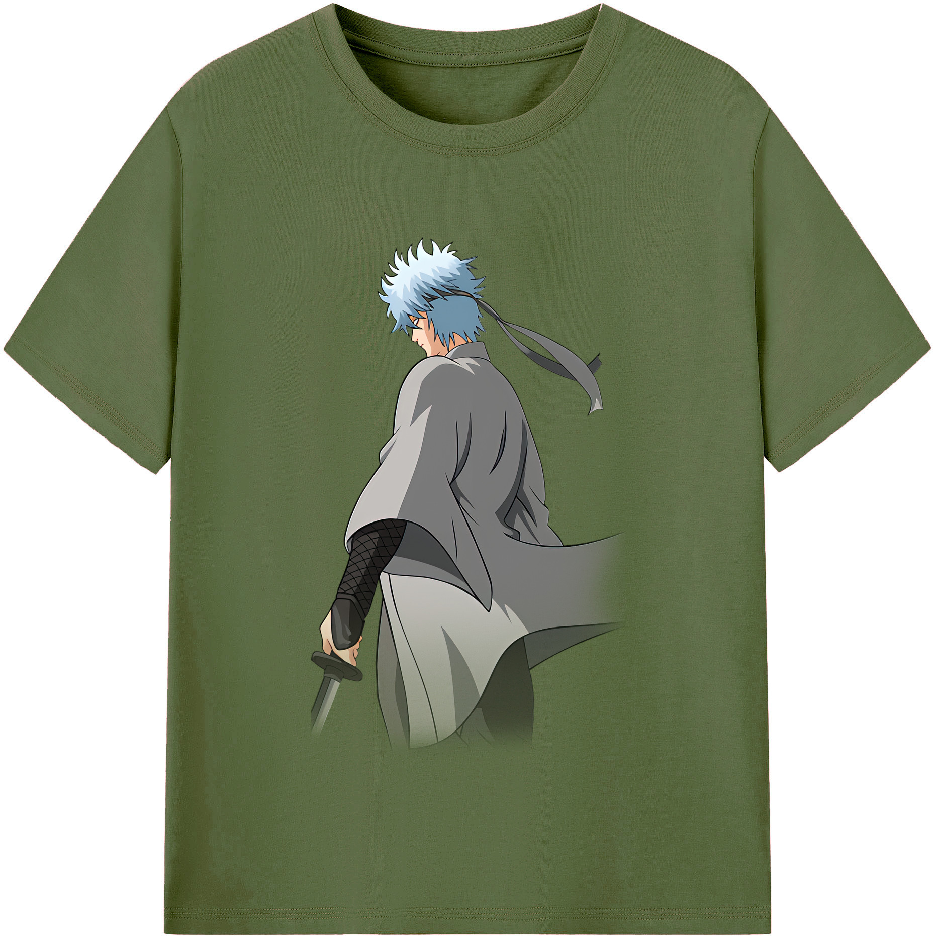 （画像用） ぎんたま 坂田銀時（さかたぎんとき） 神楽 志村新八（しむら しんぱち） GINTAMA Sakata Gintoki Kagura Shimura Shinpachi 綿100％半袖Tシャツ（フロントプリント）